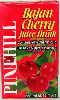 PINEHILL  BAJAN CHERRY 8.45 OZ 

PINEHILL  BAJAN CHERRY 8.45 OZ: available at Sam's Caribbean Marketplace, the Caribbean Superstore for the widest variety of Caribbean food, CDs, DVDs, and Jamaican Black Castor Oil (JBCO). 